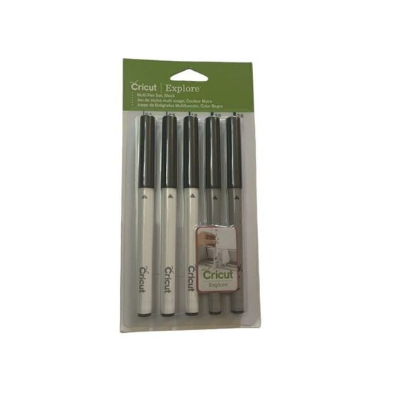 CRICUT EXPLORE MULTI PEN SET BLACK - Picture 1 of 2